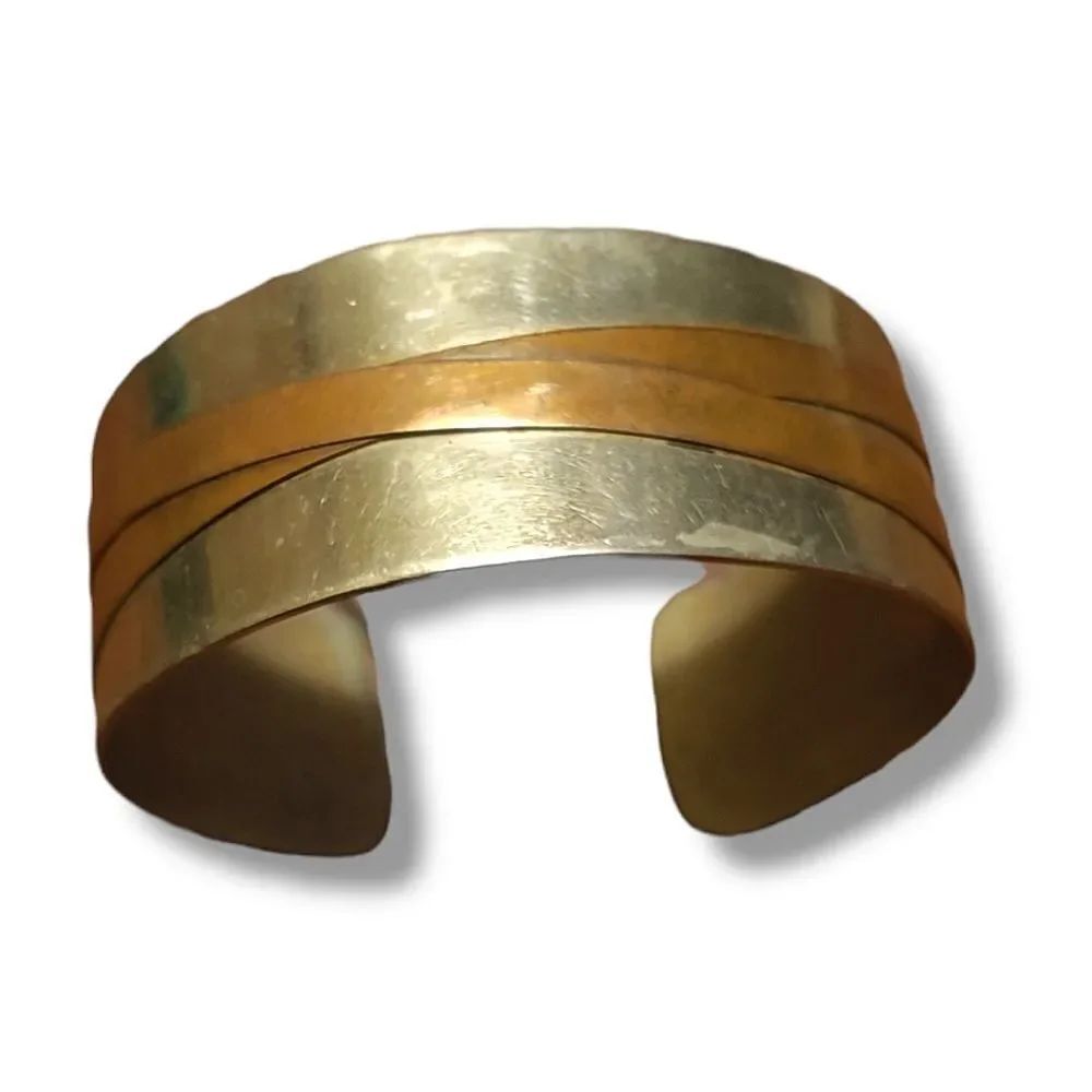 Sterling Silver & Bronze Bracelet